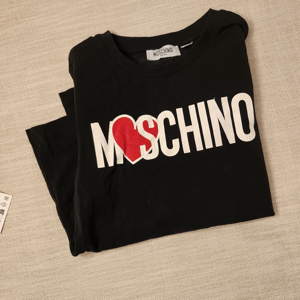 Kids Girls Moschino Long Sleeves Tee Shirt Size 10